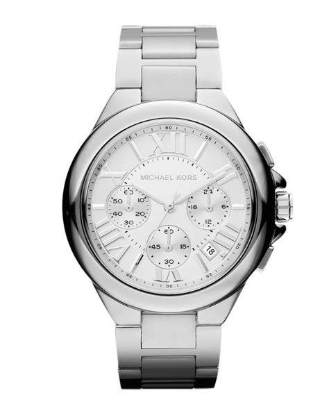 silver michael kors watch|silver michael kors watch sale.